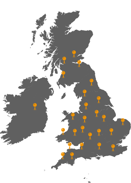 Mobile DPF specialist Map